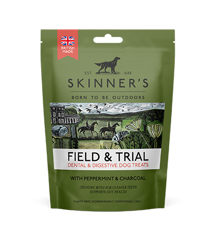 Field & Trial Dental & Digestive Dog Treats with Peppermint & Charcoal