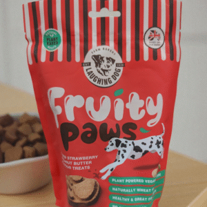 Laughing Dog Fruity Paws - Strawberry & Peanut Butter Treats